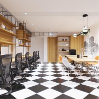 Thiết kế văn phòng studio - 30m2 - Hà Nội